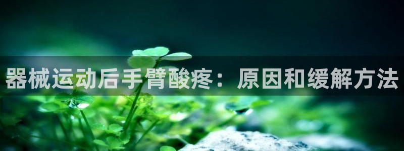 凯时最新官方APP下载：器械运动后手臂酸疼：原因和缓